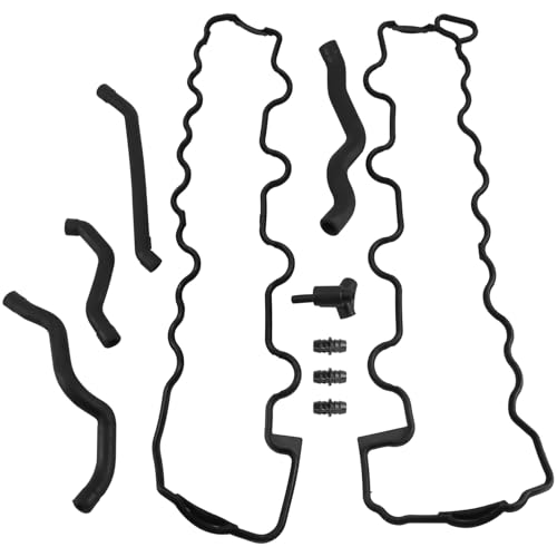 Image of Engine Valve Cover Gasket Set Replace 1179901578 1120180209 1120180382 | Compatible with Mercedes-Benz ML320 ML350 SL500 CLK320 CLK430 C240 C280 E320 E430 E500 S350 S430 S500 S55 AMG 1998-2008
