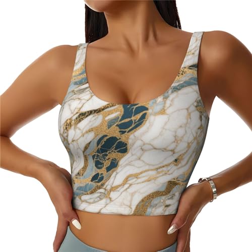Women Comfy U-Shaped Back Yoga Bra Crop Vest Activewear