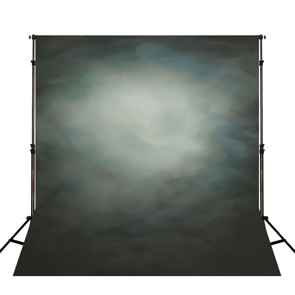Kate Studio Sfondo Fotografia Grigio Blu Gradiente 3x3m/10x10ft Neonato Muro Fotografia Arte Astratta Sfondo Ritratto Sfondo Fotocall Compleanno Matrimonio Video Decorazione
