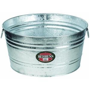 Behrens Tub 14 Gal Round Galvanized