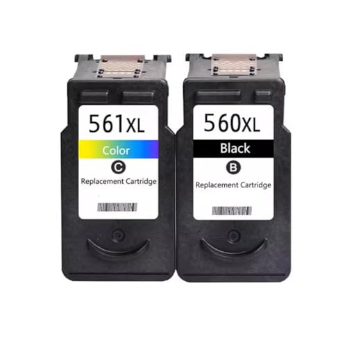 Cartouche PG560 XL CL561XL reconditionnée pour éviter les pannes d'encre sur la série TS5350