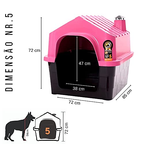 Dura Pet Casa de Cachorro DuraHouse N.5 Rosa