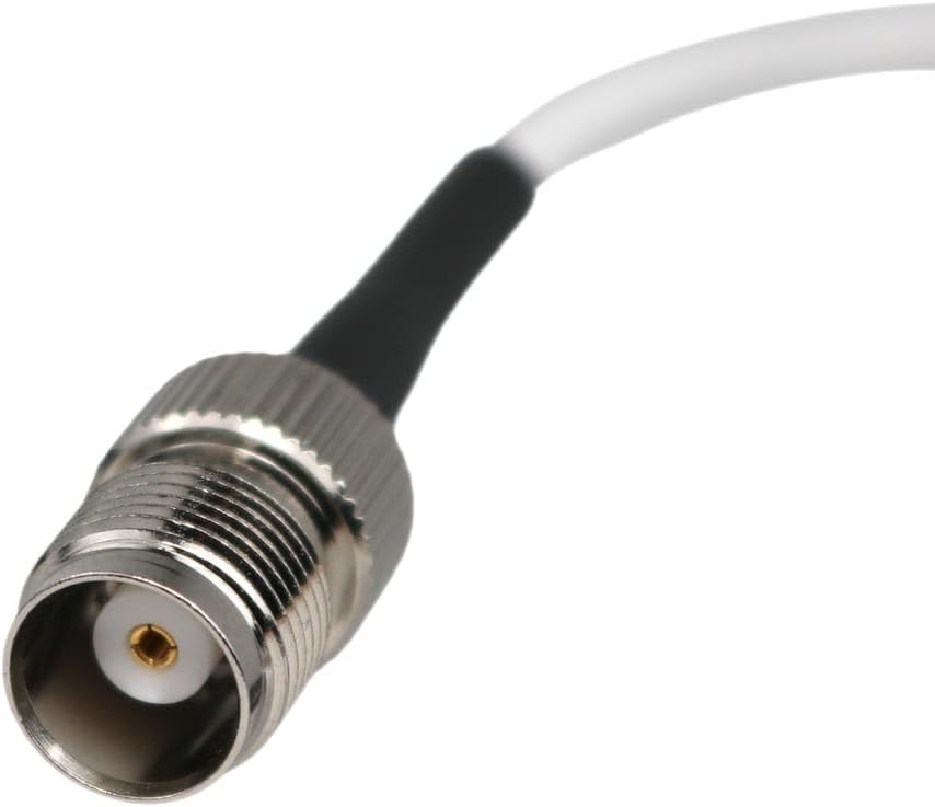 SRA-25 Sirius Satellite Radio Marine Antenna with 25 Cable, Low Profile Flush Mount Design with High Grade RG-174 Cable with TNC Connector and Straight SMB Connector, for RVs, Trucks, Boats