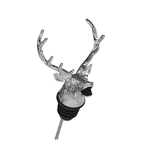 Cabilock Unique Deer Head Wine Liquor Pourer Stopper for Bottles Enhance Your Party Atmosphere