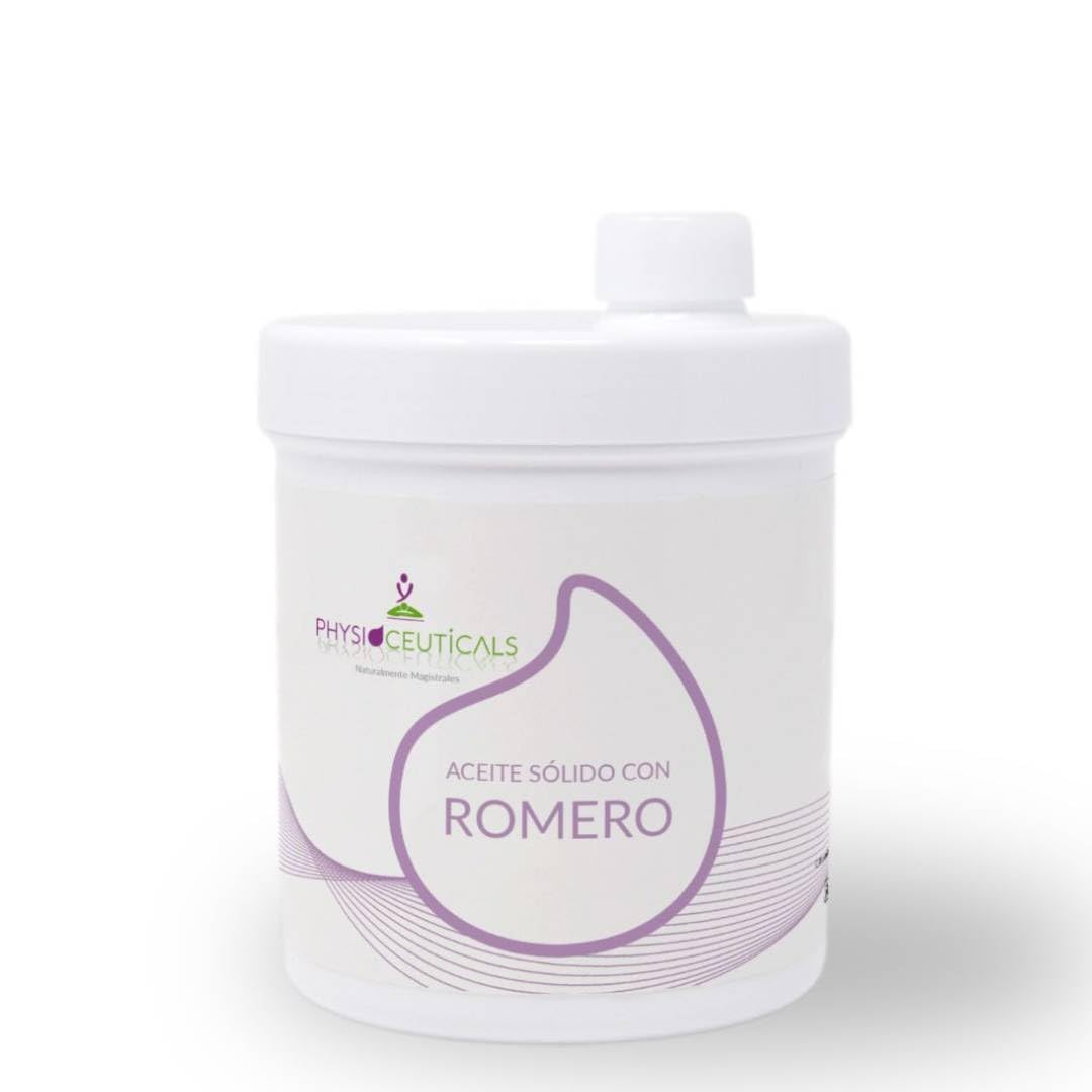 PHYSIOCEUTICALS - Aceite Sólido con Romero para Masaje 1000ml - Relajación Profesional para Fisioterapia y Quiromasaje - Se Funde al Contacto con la Piel