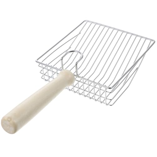 VANZACK Cat Litter Shovel Cat Scoop Large Cat Litter Scoop Cats Cat Brush for Shedding Cat Nip Litter Scooper Cat Accessories Pet Clumping Cat Litter Scoops Cat Dander Remover Poo Wood