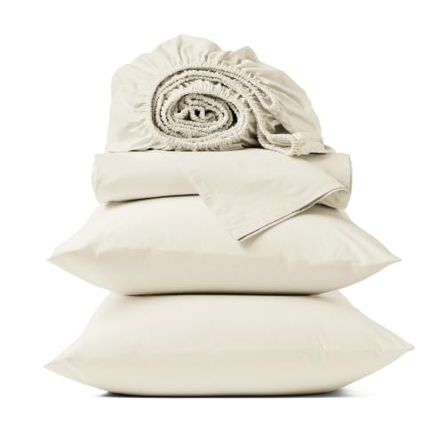 Coyuchi Refined Organic Percale Sheet Set, 100% GOTS Certified