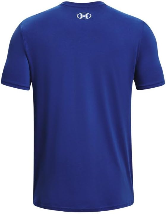 Under Armour Mens UA Baseball Script Short Sleeve T-Shirt - Quick-Drying Cotton Blend