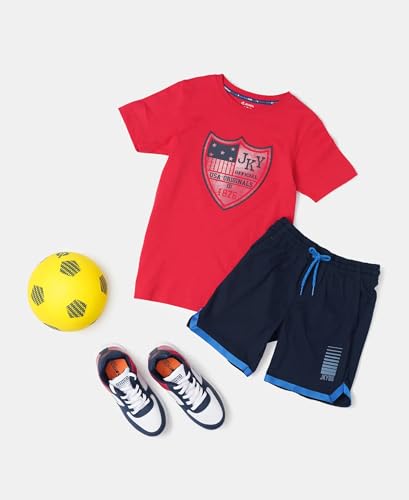 Image of Jockey AB46 Boy's Super Combed Cotton Rich Shorts with Pockets and Comfortable Waistband