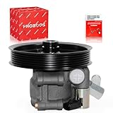 PHOBOOS Power Steering Pump Compatible with Ford Expedition/Crown Victoria, Ford/Mercury Grand Marquis, Lincoln Blackwood/Navigator/Town Car, 1991-2003, 4.6L/5.4L, with Outlet & Pulley, Ref. 20-260