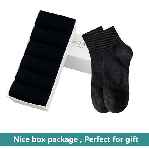 Image of MAGIARTE Womens Mini Crew Ankle Socks Athletic Casual Cotton Socks for Women