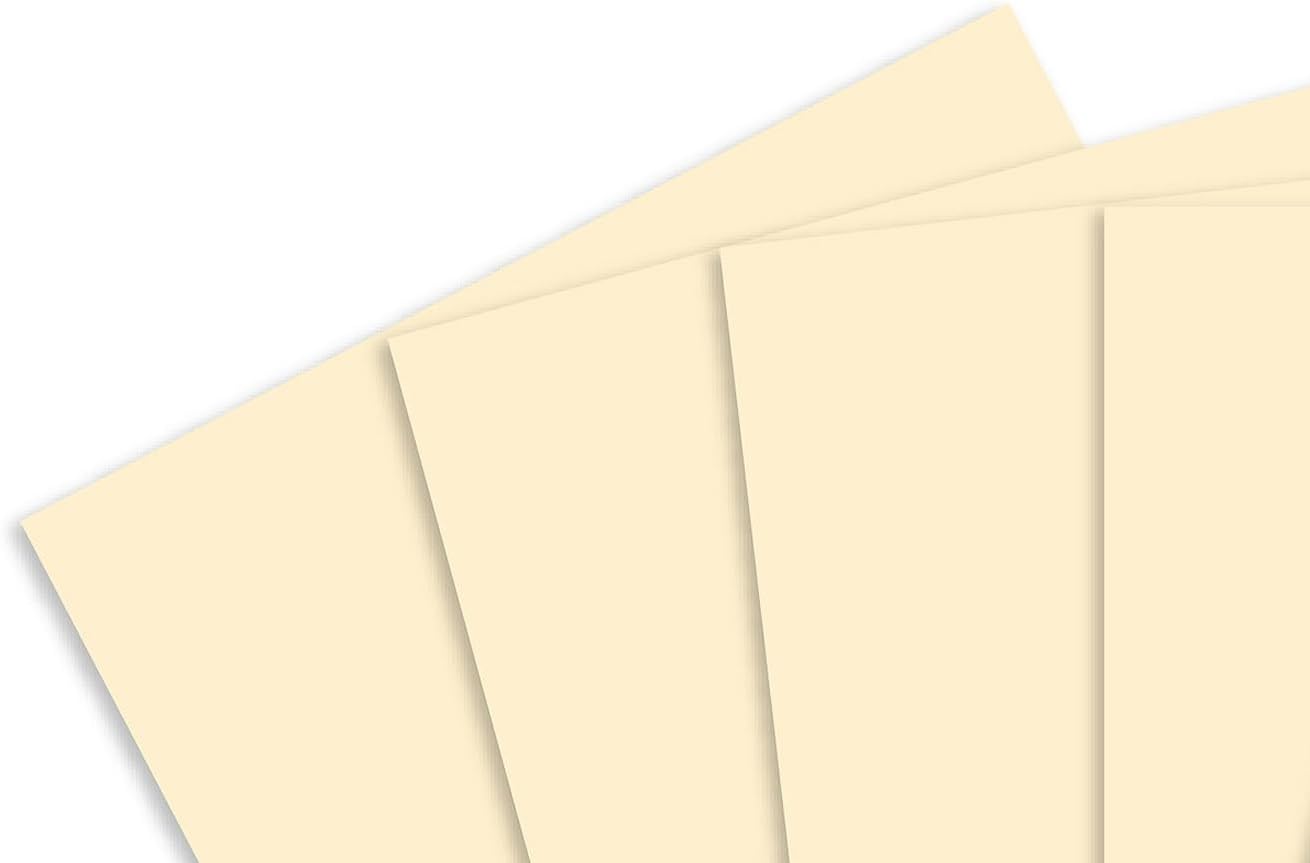 Staples Cover Stock Paper 67 lbs 8.5-Inch x 11-Inch Ivory 250/Pack, For Office, School & Home