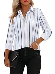 C Blue and White Striped