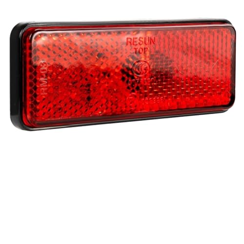 Feu arrière de freinage universel rouge 12V à 24 LED pour moto et quad