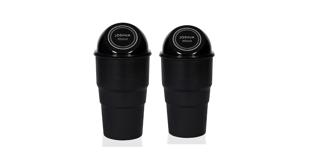 Joshua Car Dustbin/Mini Car Trash Bin/Car Garbage Bin/Car Garbage Can/Car Storage Bucket Trash Bag/Dust Case Holder Bin.(BUY ONE GET ONE)
