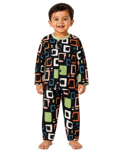 Image of 3BROS BodySuit /Dress for Boys /Girls Full Pajama & Casual Full Sleeves Night Suit Top Combo Kids Set
