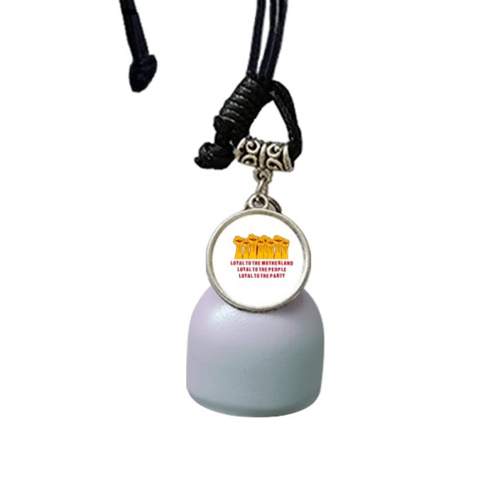 comp Jianjun National Courageous Battle Wind Chimes Bell Car Pendant