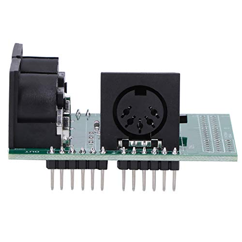 MIDI Adapter Board, MIDI Shield Breakout Board Testzubehör MIDI Buchse Seriell zum MIDI Modul mit 2,54mm-Pin Header, warten Testing Tool