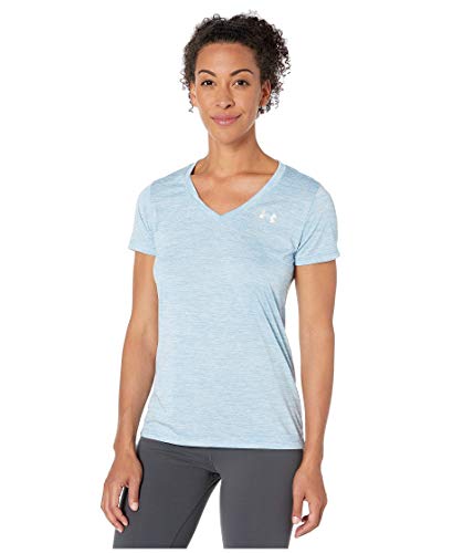 Image of Under Armour Womens Tech V-Neck Twist Short-Sleeve T-Shirt
