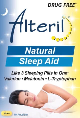 Alteril All Natural Sleep Aid 60 Tablets (Pack of 2)