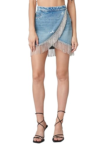 [BLANKNYC] Womens Denim Mini Skirt