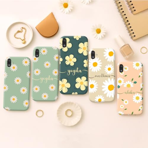 Image of COLORflow Back Cover Compatible with Samsung Galaxy F14 5G | Daisy Bloom Customized Back Cover Compatible with Samsung Galaxy F14 5G