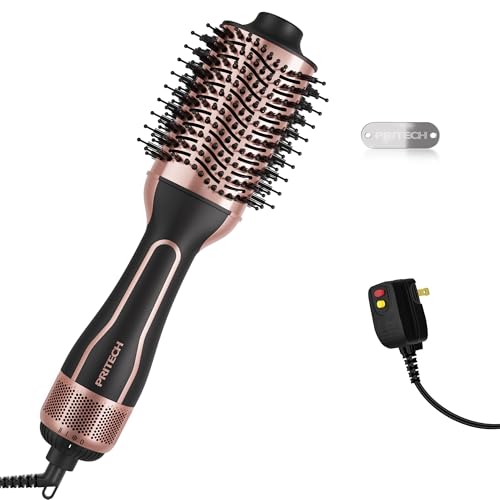 PRITECH 1000W 4-in-1 Hair Dryer & Volumizer with Oval Barrel