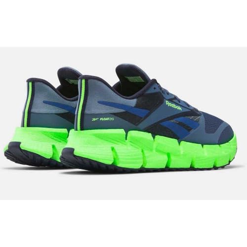 Reebok Floatzig 1 baskets de course homme bleu marine vert fluo 43
