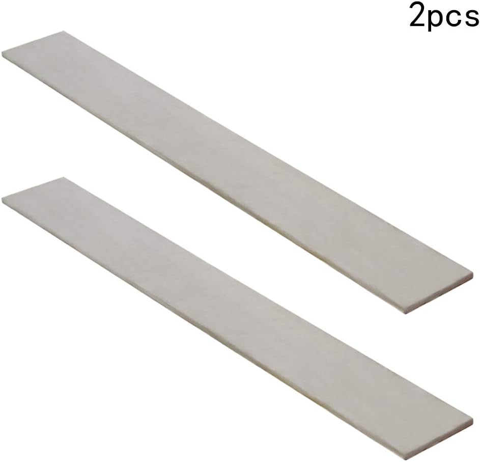 Auniwaig Lathe HSS Square Cutting Tool Bits Bar Rectangular Lathe Fly Cutter Mill Blank 2mm x 25mm x200mm 2pcs