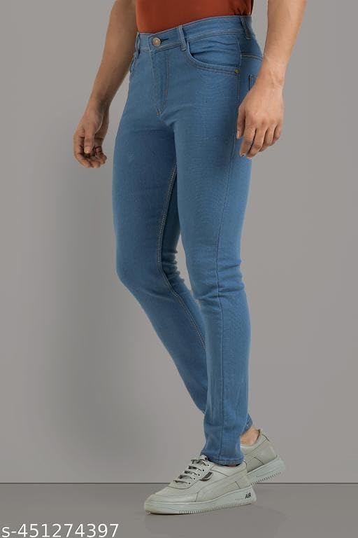 Image of Solid Stylish Mens Jeans