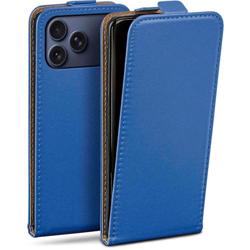 Étui iPhone 17 Pro moex bleu housse portefeuille 360 idéale pour voyager