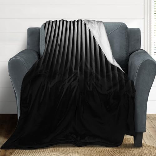 Couverture en flanelle douce de qualité supérieure avec lignes imprimées