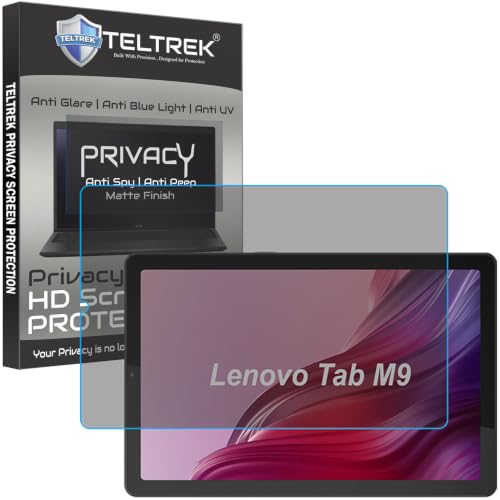 Image of Privacy Matte Anti Peep Screen Guard Compatible With Lenovo Tab M9 (9 inch Inch Tablet) Anti Spy Screenguard Not a Tempered Glass Screen Protector