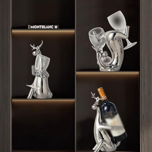 Soporte para botella de vino Elk estilo moderno miniatura 5