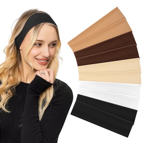 Tumurup Cinta Pelo Deporte, 10 Piezas Diadema Niña & Mujer Elástico Turbantes Absorber el Sudor Bandana de Pelo Transpirable Headband para Yoga Correr