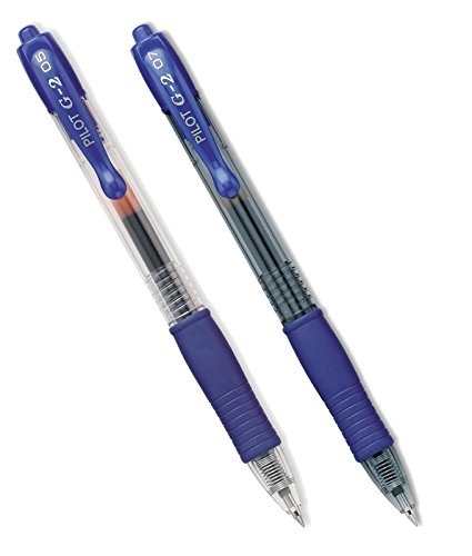 Pilot G2 bolígrafo gel punta fina azul