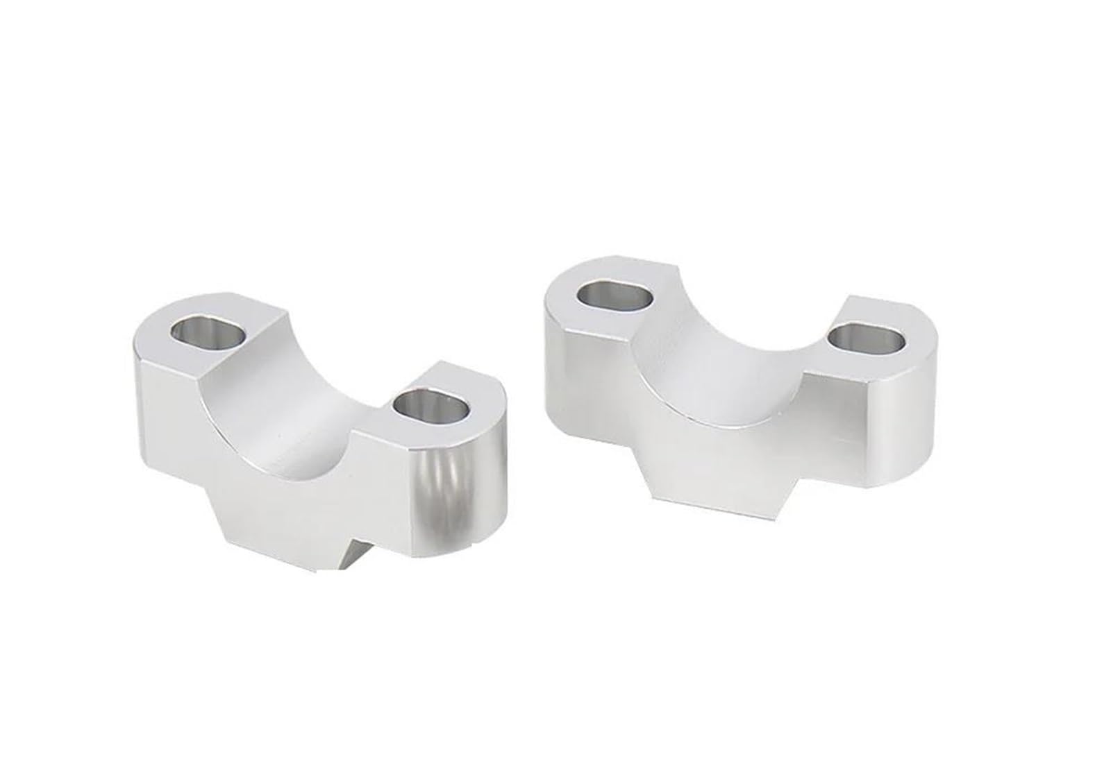 for S1000XR for S 1000 XR for S 1000XR 2020 2021 Motorcycle Handlebar Riser Heightening Clamp Accessories Handlebar Clamps Risers(Silver)
