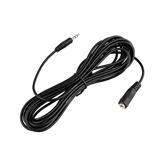 3.5mm Extension Cable16FT 5 Meter IR Repeater Extension Cable Extender Wire for Infrared ReceiverPortable audio and video