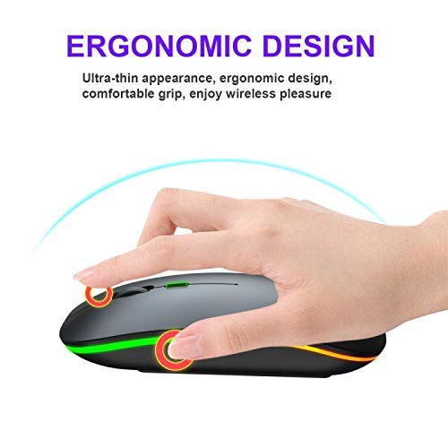 Muvit Rechargeable Wireless Mouse ergonomic design