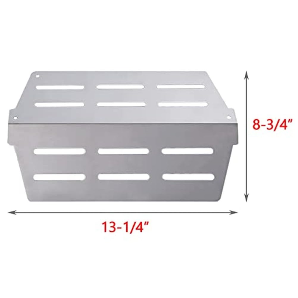 2 deflettori di calore per Weber Genesis 300 Series, barre aromatizzanti in acciaio inox per griglie di ricambio 65505 7622