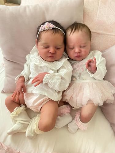 Muñeca Realista Reborn 19 Pulgadas Ojos Cerrados miniatura 5