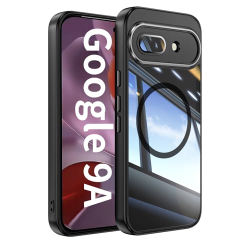 Image of Magnetic Case with Clear Back for Google Pixel 9a, Fit for MagSafe