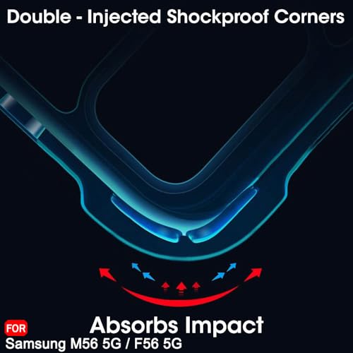 Image of TheGiftKart Crystal Clear Back Cover Case for Samsung Galaxy M56 5G / F56 5G | Shock Proof 360 Protection | Hard Clear Back Cover Case for Samsung Galaxy M56 / F56 5G (PC & TPU, Transparent Bumper)