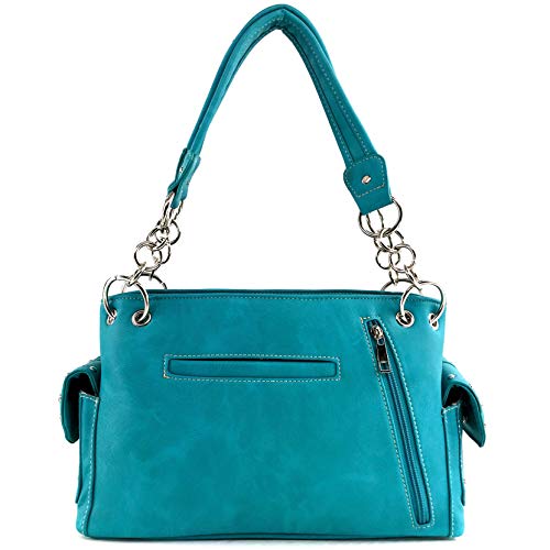 Native Color Feather Arrow Stud Weave Conceal Carry Shoulder Handbag Purse3