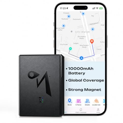 CXK GPS Tracker for Vehicles, Up to 6-Month Battery 4G LTE Tracker for Car with Strong Magnetic 90-Day Location History, Global Coverage Real-Time Tracker Device for Vehicles Subscription Needed - image 1