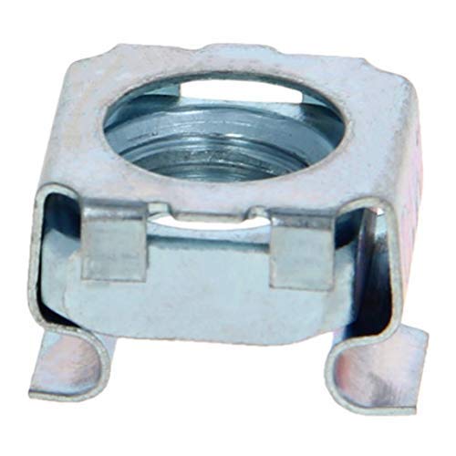 MroMax M10 Cage Nuts for Server Rack Cabinet, Carbon Steel Zinc Plated ...