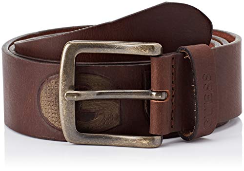 Ceinture Homme GUESS en cuir noir élégant pour ajuster vos pantalons habillés