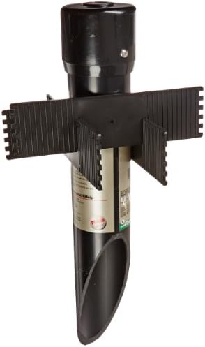 RAB Lighting MP19B Mighty Post, 3" Diameter x 19" Height, Black, Multicolored