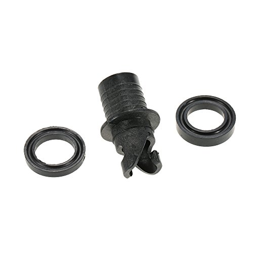 Tampa da válvula, Andoer Conector adaptador de mangueira Válvulas HR Bomba elétrica de pedal de barc