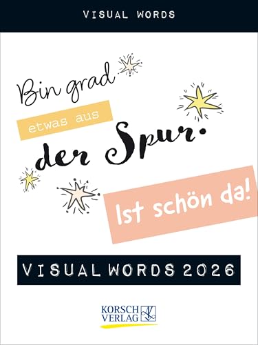 Visual Words 2026: TypoArt Tages-Abreisskalender